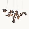 Dune 12 Cluster in Metallic Tones Pendant Light | Chandeliers by MOSS Objects. Item composed of metal in contemporary or japandi style
