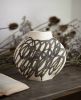 Ceramic Vase ‘Lune [M] - Circles Black’ | Vases & Vessels by INI CERAMIQUE. Item composed of ceramic in minimalism or contemporary style