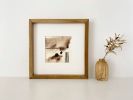 Abstract Neutral Art Print/Natural Ink/Organic Monochromatic | Prints by Melissa Mary Jenkins Art. Item composed of paper in contemporary or japandi style