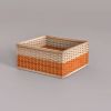 Stackable Basket (Square) | Storage Basket in Storage by Mianzi. Item composed of bamboo and fiber