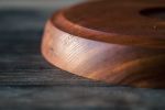Carved Keyaki Plate | Dinnerware by Big Sand Woodworking. Item made of wood