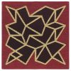 Jacquard Weavings | Wall Sculpture in Wall Hangings by Zuzana Licko. Item composed of wood and fabric in minimalism or mid century modern style
