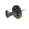Railroad Spike Hook Hanger 2" | Hardware by RailroadWare Lighting Hardware & Gifts. Item composed of steel in industrial style