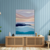 Soft Focus - Ocean Painting | Oil And Acrylic Painting in Paintings by Darcie Jean Art. Item composed of canvas in minimalism or contemporary style