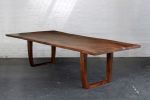 Table: Book Matched Ripple English Walnut by Jonathan Field | Dining Table in Tables by Jonathan Field. Item made of walnut