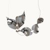 Dune 4 Curve Pendant Light | Chandeliers by MOSS Objects. Item composed of metal in contemporary or japandi style