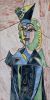 PORTRAIT DE NUSH ELUARD - HAND MADE GLASS MOSAIC ARTWORK | Art & Wall Decor by artisticmosaicdesigns. Item composed of glass in art deco style