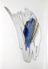 Scribble Mirror (Vertical) | Sculptures by Ryan Coleman. Item composed of glass and synthetic in minimalism or contemporary style