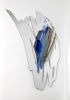 Scribble Mirror (Vertical) - 48" high | Sculptures by Ryan Coleman. Item composed of glass and synthetic in minimalism or contemporary style