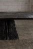 Brutal Black Oak Dining Table | Tables by Aeterna Furniture