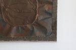 Terra D'Ombre Bruciata Collage I | Mixed Media by Kim Fonder. Item made of paper with synthetic