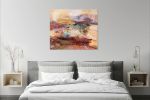 Afternoon in the Desert | Oil And Acrylic Painting in Paintings by Simona Gocan. Item composed of canvas compatible with contemporary style