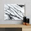 Arabescato Corchia | Watercolor Painting in Paintings by Rhonda Deland. Item composed of wood and canvas in minimalism or mid century modern style