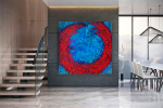 'Infinity III' | Paintings by Christina Twomey Art + Design. Item composed of canvas and copper in minimalism or contemporary style