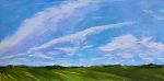 Late In The Day | Oil And Acrylic Painting in Paintings by Connie O’Connor. Item composed of canvas