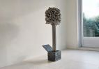 "FLUX - JACK"  sculpture / organic, dynamic, kinetic object | Sculptures by JAN PAUL. Item composed of metal compatible with contemporary and industrial style
