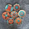 Set of 7 Personalized African Wall Plates | Decorative Plate in Decorative Objects by Sarmal Design. Item composed of bamboo and cotton in boho or contemporary style