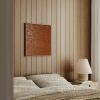 Terracotta Fish  Wall Art Gold Line Painting | Oil And Acrylic Painting in Paintings by Berezart. Item made of canvas compatible with boho and minimalism style