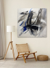 "Passion" acrylic abstract interior painting | Oil And Acrylic Painting in Paintings by Anastasiia Krykun. Item made of wood with canvas works with minimalism & contemporary style