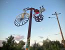 Alter-Native Signs: Folk Art Weathervanes | Public Sculptures by John Randall Nelson. Item made of steel