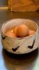 Handmade Red Clay Bowl with Brushwork #1 | Dinnerware by cursive m ceramics. Item made of ceramic
