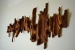 Wall Sculpture - Mountain Ridge | Wall Hangings by Lutz Hornischer - Sculptures in Wood & Plaster. Item composed of wood