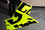 Typographic painting | Murals by Jurèma | Royal College of Art in London. Item made of synthetic