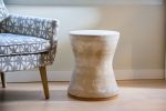 Silo End Table in Lime Plaster with cork base | Side Table in Tables by LIRIO Design House. Item composed of oak wood & cement compatible with minimalism and contemporary style