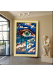 “When The Storm Cries Back | Mixed Media by CanVoss By Geavonna. Item composed of canvas in contemporary style