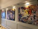 Frank Sinatra, Audrey Hepburn , Custom portrait triptych | Paintings by PIETRO ADAMO