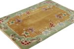 Rug & Kilim’s Chinese Art Deco Rug in Brown and Green | Area Rug in Rugs by Rug and Kilim