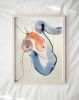 Blooming | Mixed Media by Eve Devore. Item made of paper compatible with mid century modern and contemporary style