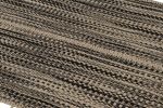 Rug & Kilim's Accent Kilim, Beige and Black Textural Stripes | Area Rug in Rugs by Rug and Kilim