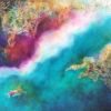 Blurring Thoughts | Mixed Media by Lifrancis Rojas. Item made of canvas with synthetic