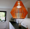Wooden Ceiling Lamps 'Roberto 005' | Pendants by ANEKOdesign | Seazen Buffet in Lyon. Item made of wood