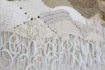 Weaving with Natural Fibers and Plaster Sculptural pieces | Macrame Wall Hanging in Wall Hangings by Emily Barton Design. Item made of cotton with fiber