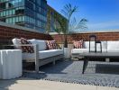 Rustic patio furniture | Couch in Couches & Sofas by Abodeacious. Item composed of oak wood