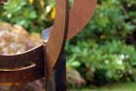 Abstract cortensteel sculpture | Public Sculptures by Jeroen Stok. Item composed of steel