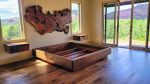 Redwood Burl and Walnut Bedroom Package | Headboard in Beds & Accessories by Lumberlust Designs