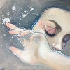 Sensual urban art on canvas "Hipatia" (Sold) | Oil And Acrylic Painting in Paintings by Monique van Steen. Item composed of canvas