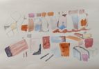 Abstract art 9 | Oil And Acrylic Painting in Paintings by Arttake. Item composed of copper compatible with contemporary and industrial style
