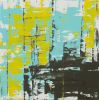 Static Yellow | Oil And Acrylic Painting in Paintings by Ronald Hunter. Item composed of canvas & synthetic