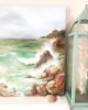 Against the Rocks | Oil And Acrylic Painting in Paintings by Mara G. Szyp. Item made of canvas & synthetic compatible with coastal style