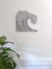 Wave Painting on Wood | Wall Sculpture in Wall Hangings by Melissa Arendt. Item composed of birch wood