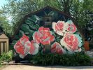 Flower Garden | Murals by Mike Lroy. Item made of synthetic