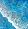 "Blessings III" 68x54 - MIXED MEDIA - wood panel | Oil And Acrylic Painting in Paintings by Carolyn Johnson Coastal Art. Item composed of synthetic