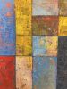Swift Denim | Mixed Media in Paintings by Rich Godfrey. Item made of wood & canvas compatible with minimalism and mid century modern style