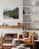“Autumn Light” Original Textured Landscape Painting | Oil And Acrylic Painting in Paintings by Emily Newman Fine Art. Item works with contemporary & eclectic & maximalism style