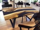 Epoxy Dining Table, Epoxy Resin Table, Epoxy Wood Table | Tables by Innovative Home Decors. Item composed of wood compatible with country & farmhouse and art deco style