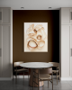 Three Dimensional Fiber Art / Earth Tone / Wall Sculpture | Wall Hangings by Stef Shock. Item made of canvas & fiber compatible with boho and contemporary style